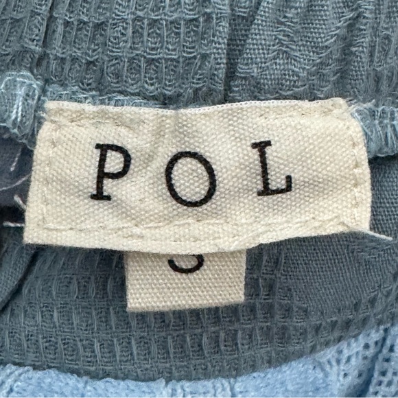 Boho Patchwork Crochet Applique Cami Tank POL Womens S Blue - Picture 8 of 12